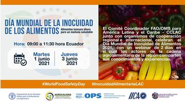 DÍA MUNDIAL DE LA INOCUIDAD DE LOS ALIMENTOS