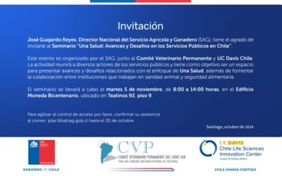 CVP EN SEMINARIO «UNA SALUD: AVANCES Y DESAFÍOS EN LOS SEVICIOS PÚBLICOS DE CHILE»